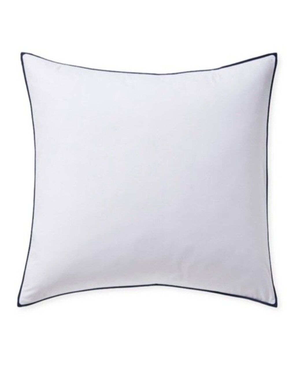 NEW Serena & Lily Beach Club Percale Euro Pillow Sham-Midnight Black